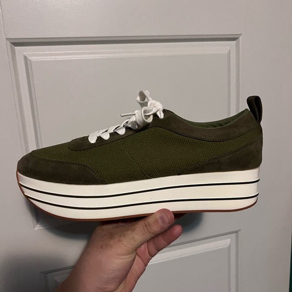 ZARA GREEN SNEAKERS - Picture 5 of 11